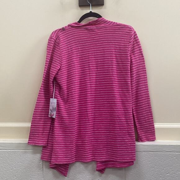 Habitat NWT Flamingo women’s size Small striped sweater - Picture 3 of 9